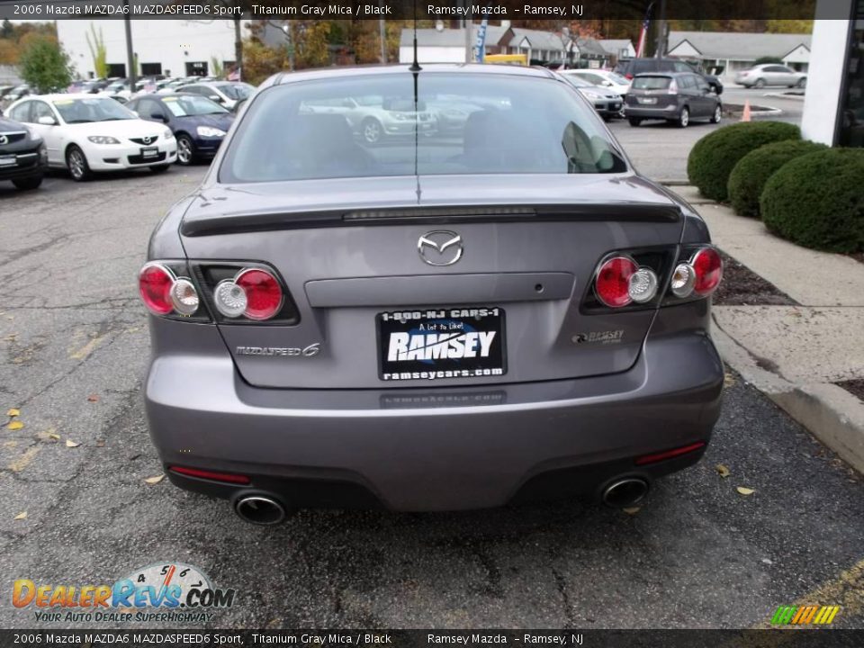 2006 Mazda MAZDA6 MAZDASPEED6 Sport Titanium Gray Mica / Black Photo #6