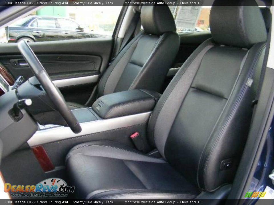 2008 Mazda CX-9 Grand Touring AWD Stormy Blue Mica / Black Photo #9