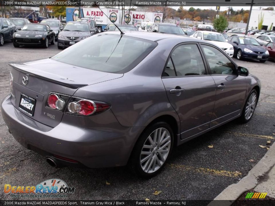 2006 Mazda MAZDA6 MAZDASPEED6 Sport Titanium Gray Mica / Black Photo #7