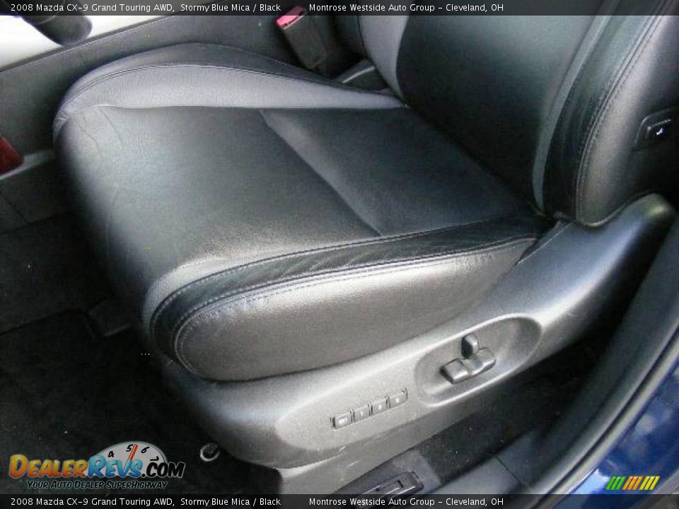 2008 Mazda CX-9 Grand Touring AWD Stormy Blue Mica / Black Photo #10