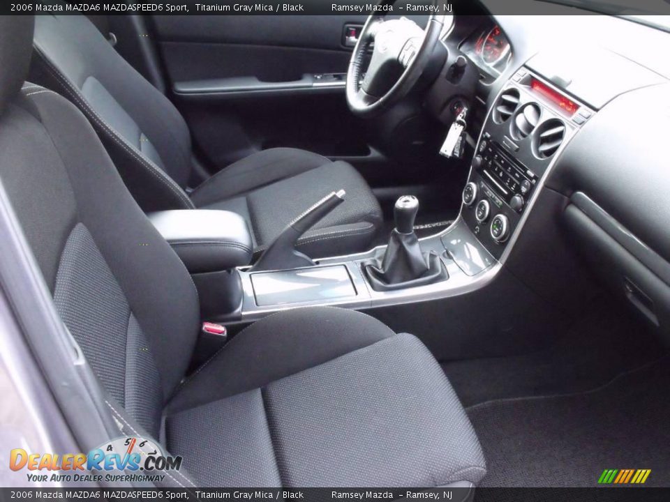 2006 Mazda MAZDA6 MAZDASPEED6 Sport Titanium Gray Mica / Black Photo #9