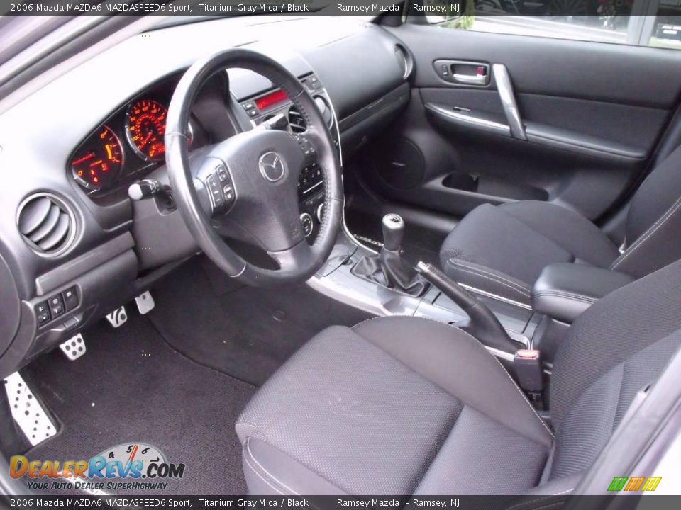 2006 Mazda MAZDA6 MAZDASPEED6 Sport Titanium Gray Mica / Black Photo #13