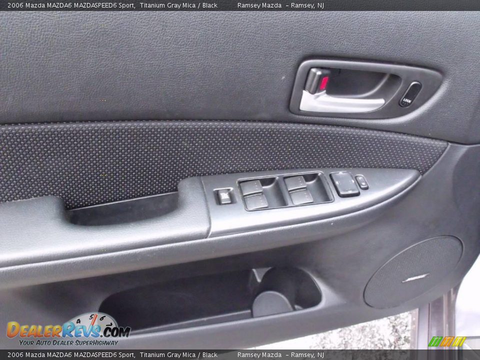 2006 Mazda MAZDA6 MAZDASPEED6 Sport Titanium Gray Mica / Black Photo #14