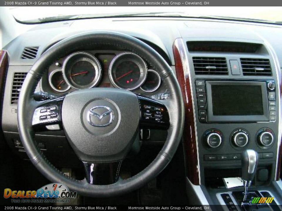 2008 Mazda CX-9 Grand Touring AWD Stormy Blue Mica / Black Photo #17