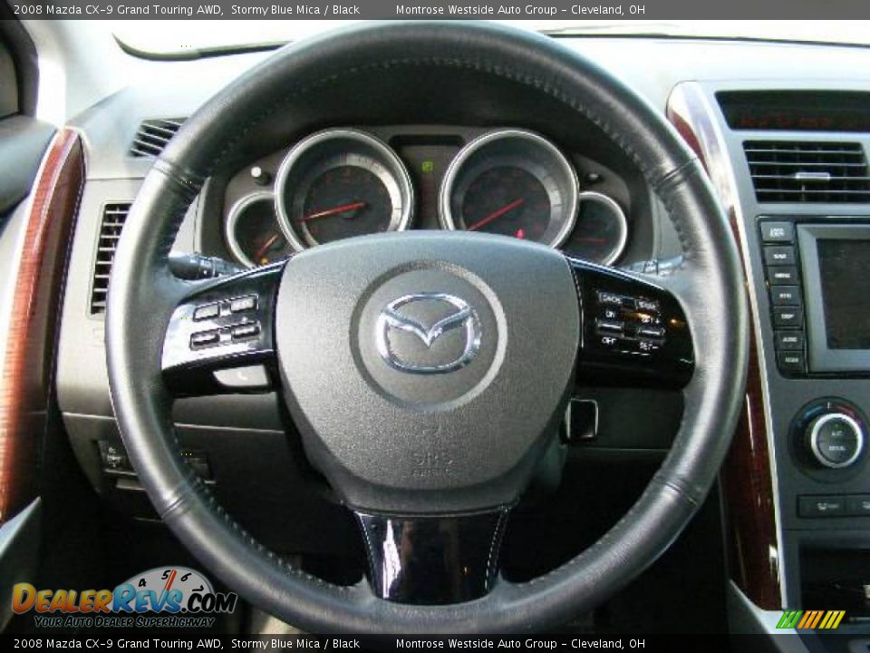 2008 Mazda CX-9 Grand Touring AWD Stormy Blue Mica / Black Photo #18