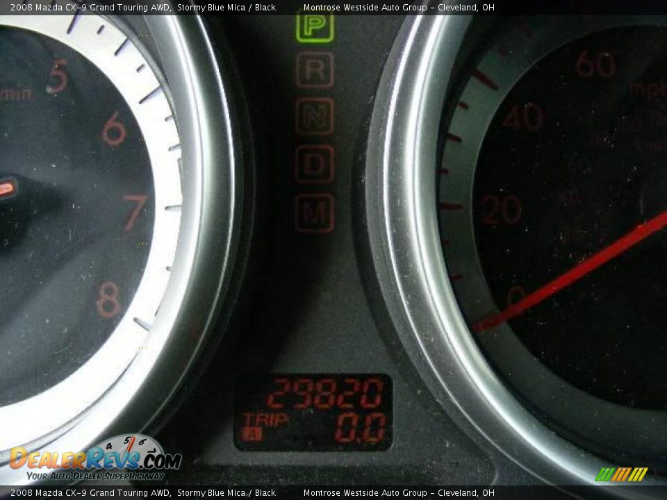 2008 Mazda CX-9 Grand Touring AWD Stormy Blue Mica / Black Photo #20