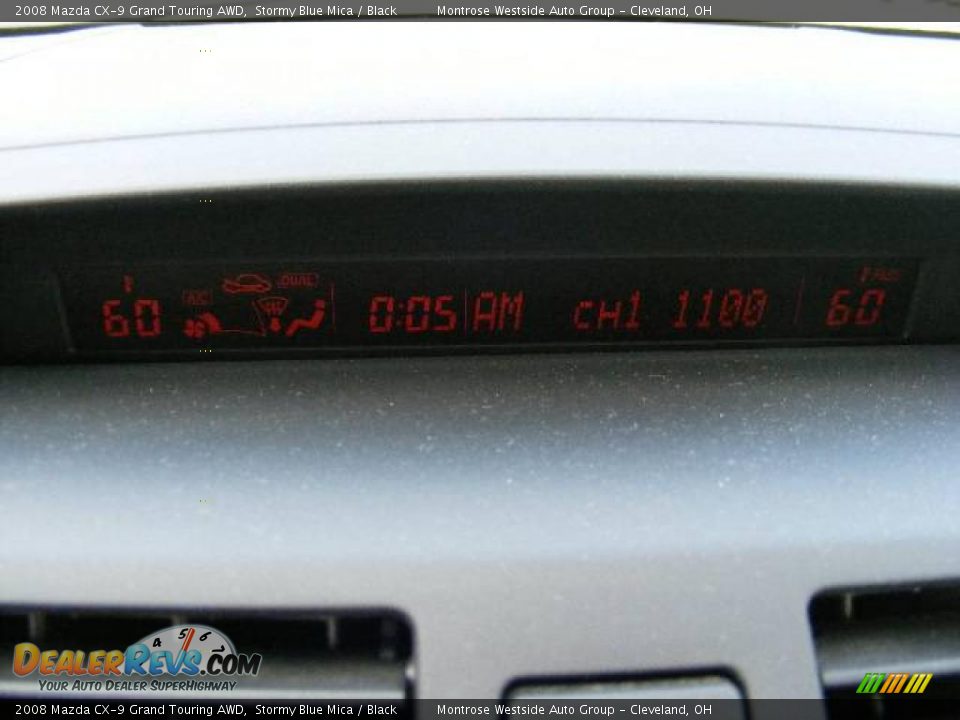 2008 Mazda CX-9 Grand Touring AWD Stormy Blue Mica / Black Photo #22