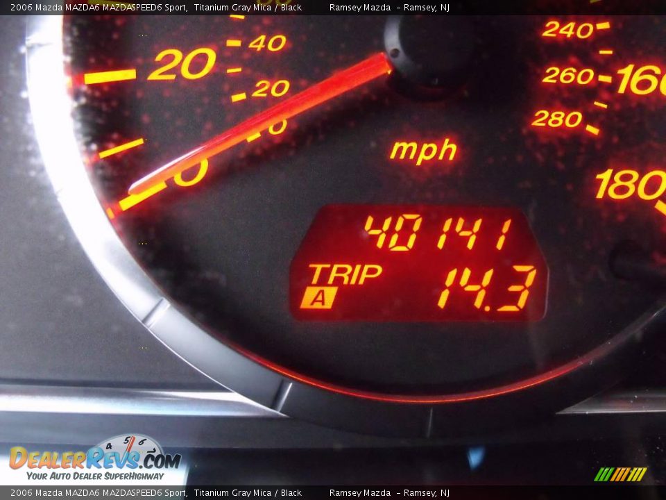 2006 Mazda MAZDA6 MAZDASPEED6 Sport Titanium Gray Mica / Black Photo #20