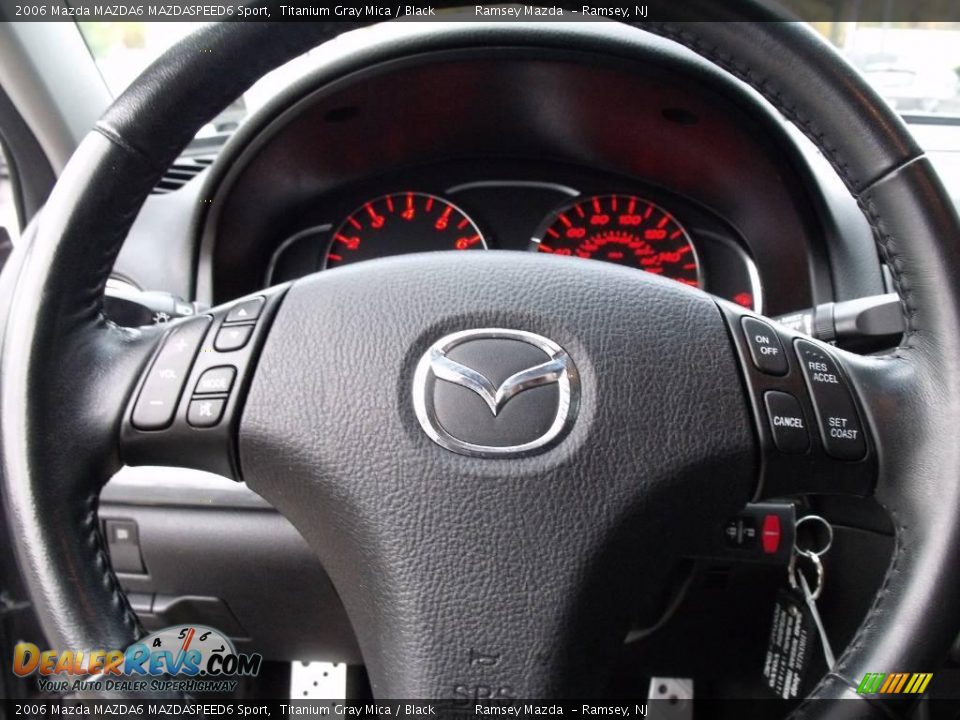 2006 Mazda MAZDA6 MAZDASPEED6 Sport Titanium Gray Mica / Black Photo #21