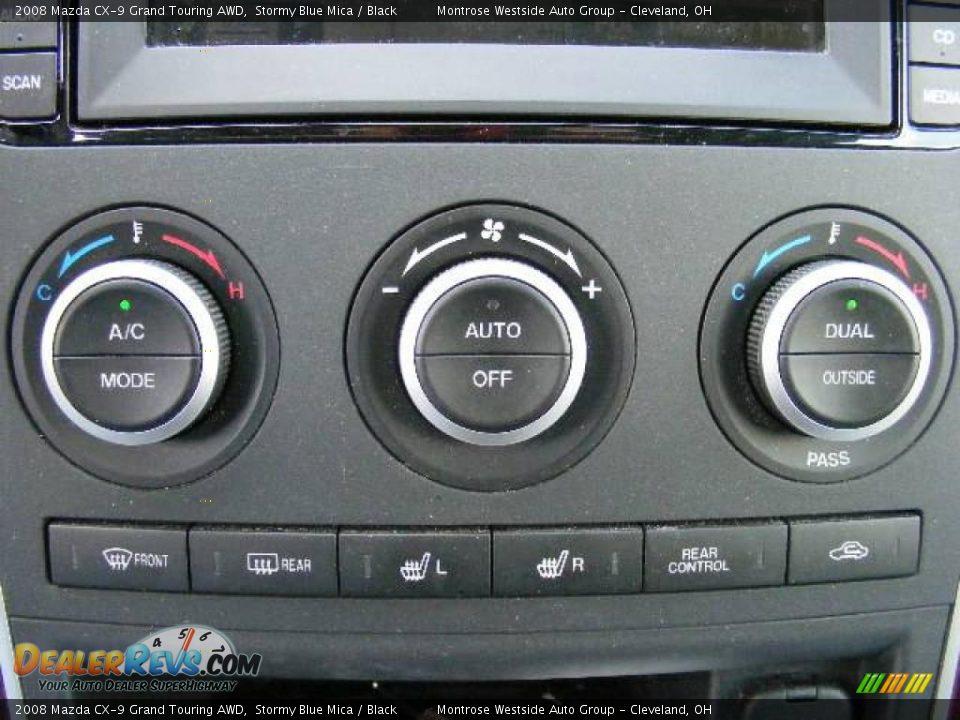 2008 Mazda CX-9 Grand Touring AWD Stormy Blue Mica / Black Photo #24