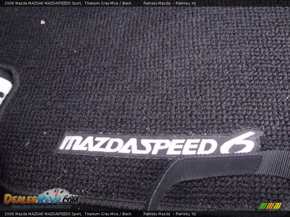 2006 Mazda MAZDA6 MAZDASPEED6 Sport Titanium Gray Mica / Black Photo #23
