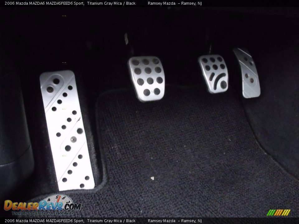 2006 Mazda MAZDA6 MAZDASPEED6 Sport Titanium Gray Mica / Black Photo #24