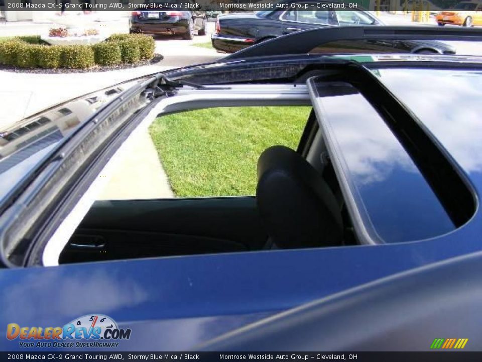 2008 Mazda CX-9 Grand Touring AWD Stormy Blue Mica / Black Photo #27