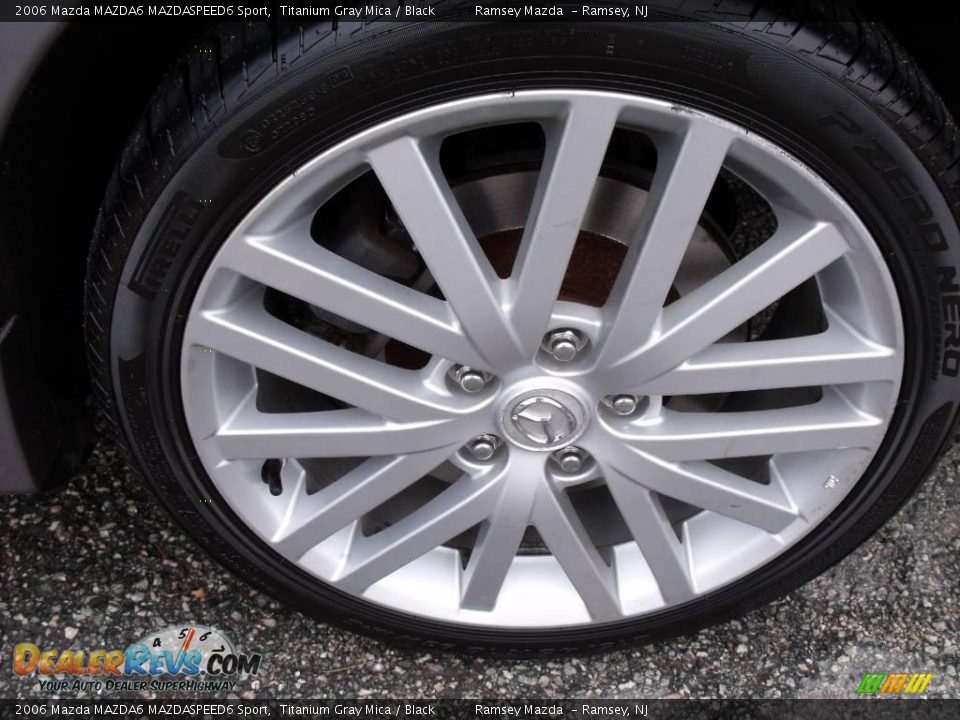 2006 Mazda MAZDA6 MAZDASPEED6 Sport Titanium Gray Mica / Black Photo #25