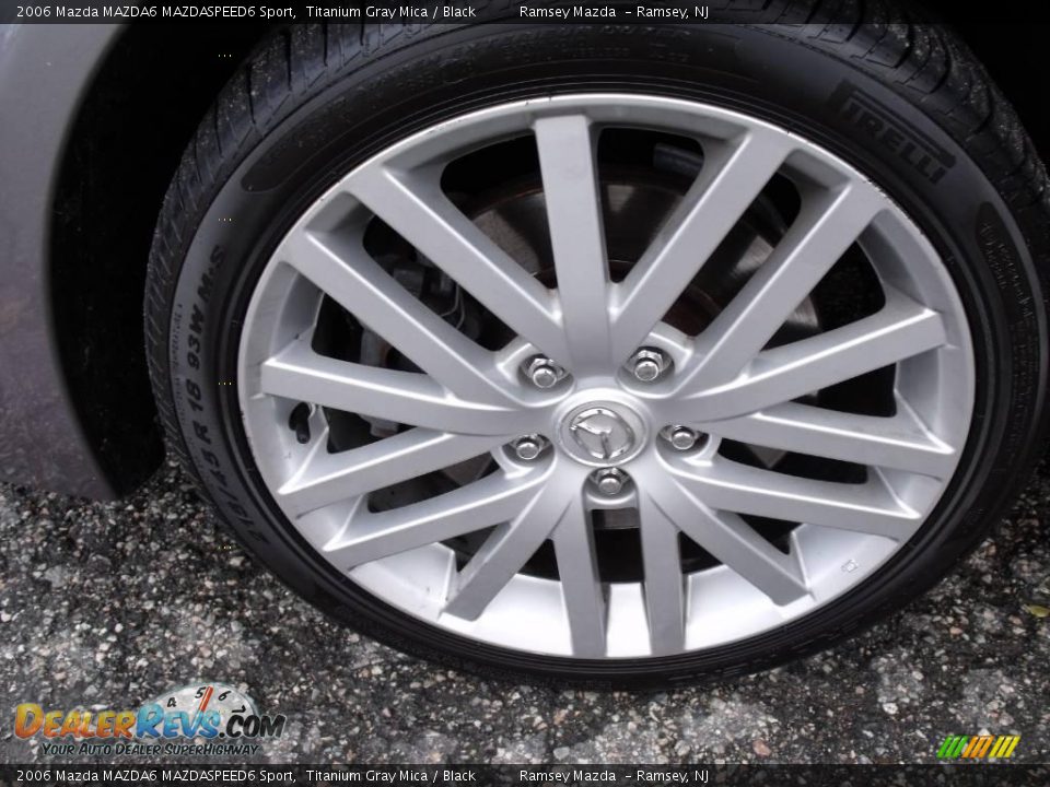 2006 Mazda MAZDA6 MAZDASPEED6 Sport Titanium Gray Mica / Black Photo #26