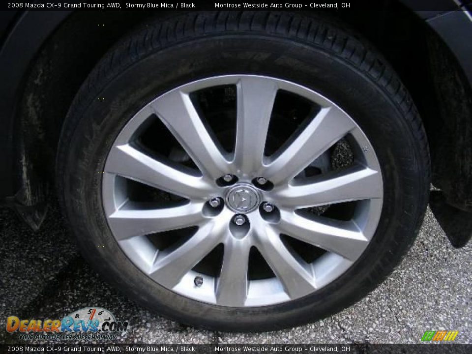 2008 Mazda CX-9 Grand Touring AWD Stormy Blue Mica / Black Photo #29