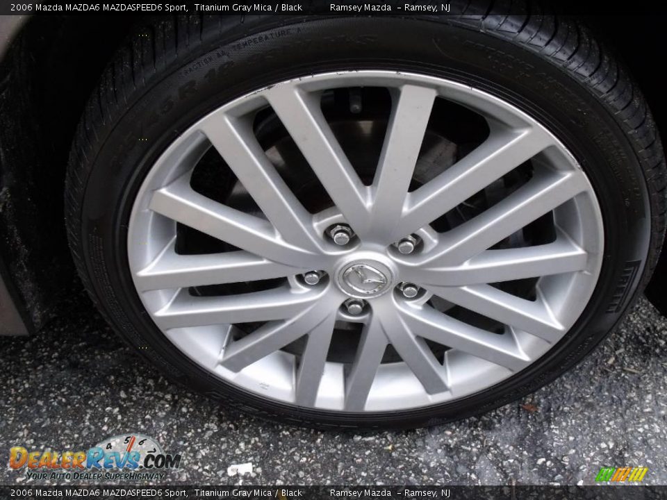 2006 Mazda MAZDA6 MAZDASPEED6 Sport Titanium Gray Mica / Black Photo #27