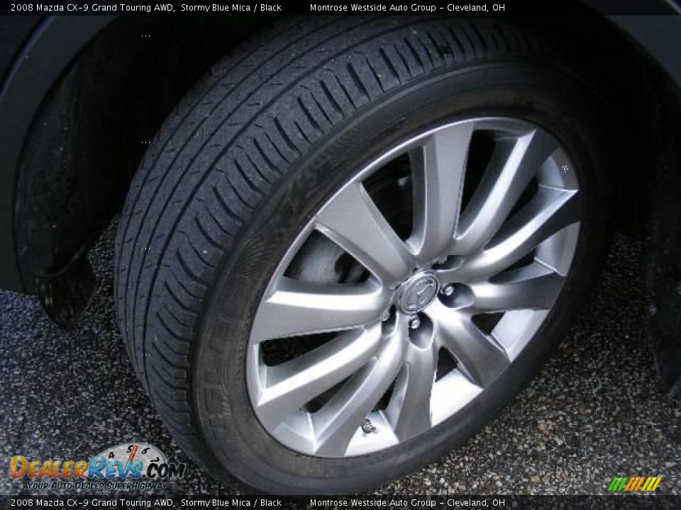 2008 Mazda CX-9 Grand Touring AWD Stormy Blue Mica / Black Photo #30