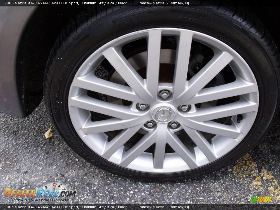 2006 Mazda MAZDA6 MAZDASPEED6 Sport Titanium Gray Mica / Black Photo #28