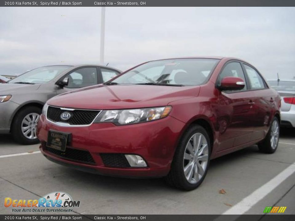 2010 Kia Forte SX Spicy Red / Black Sport Photo #1