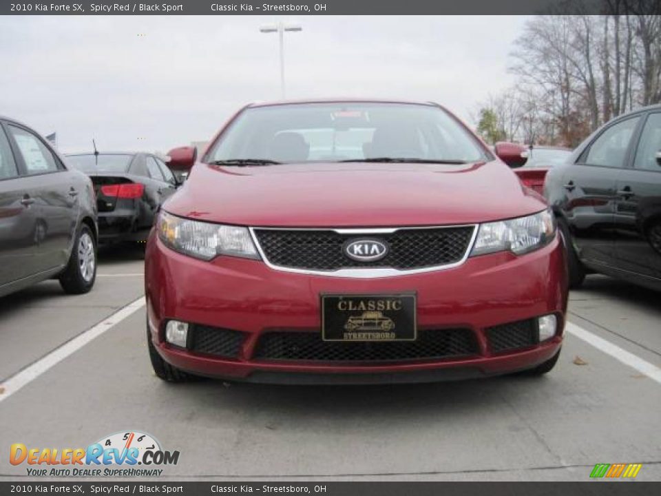 2010 Kia Forte SX Spicy Red / Black Sport Photo #2