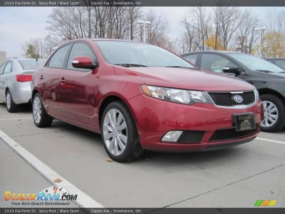 2010 Kia Forte SX Spicy Red / Black Sport Photo #3