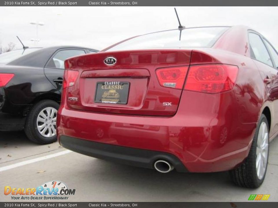 2010 Kia Forte SX Spicy Red / Black Sport Photo #4