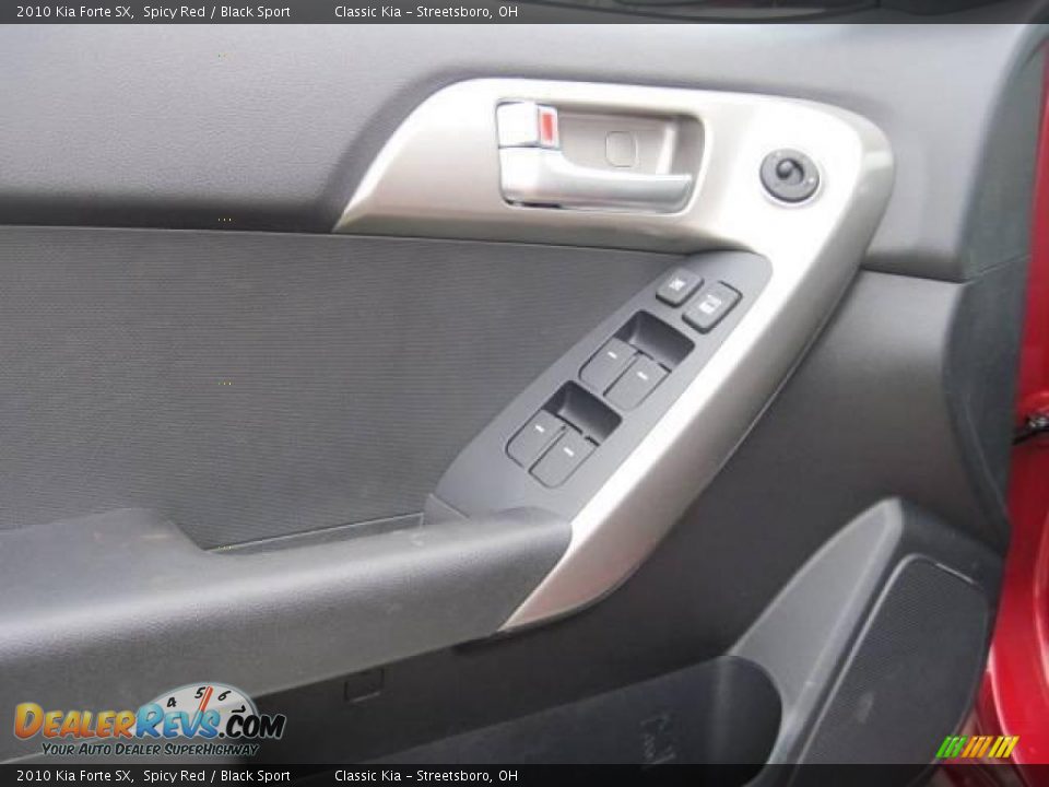 2010 Kia Forte SX Spicy Red / Black Sport Photo #6