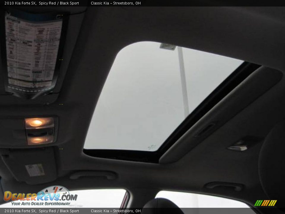 2010 Kia Forte SX Spicy Red / Black Sport Photo #8