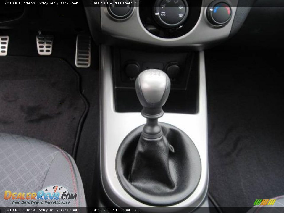 2010 Kia Forte SX Spicy Red / Black Sport Photo #9