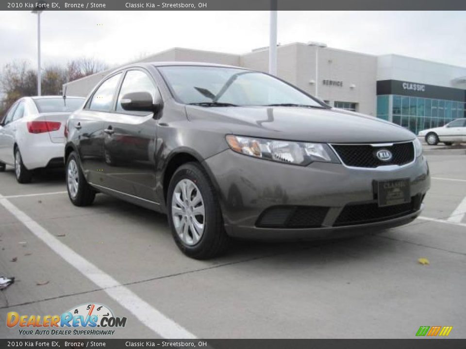 2010 Kia Forte EX Bronze / Stone Photo #3