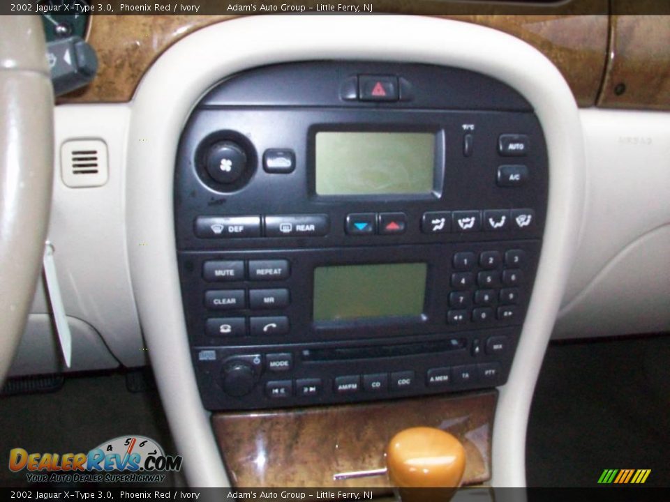 2002 Jaguar X-Type 3.0 Phoenix Red / Ivory Photo #9