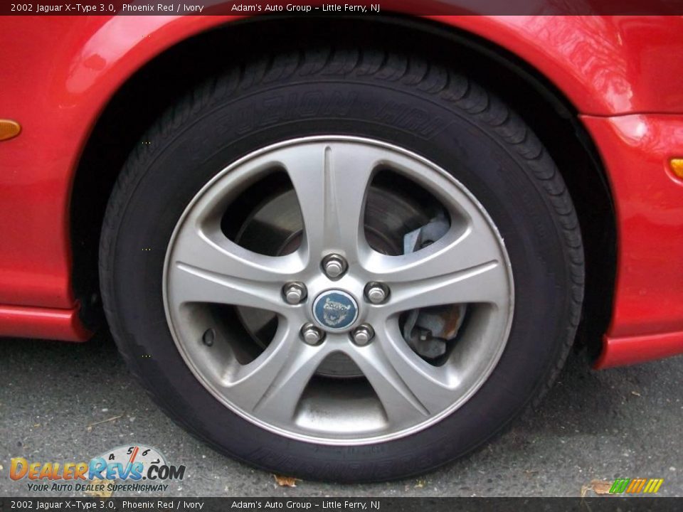 2002 Jaguar X-Type 3.0 Phoenix Red / Ivory Photo #20