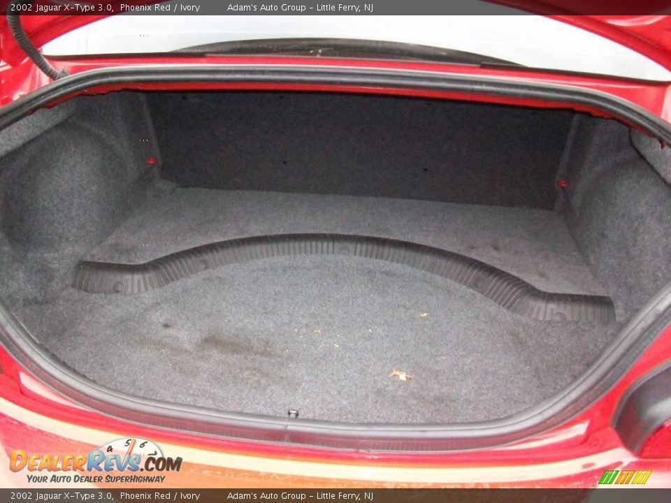 2002 Jaguar X-Type 3.0 Phoenix Red / Ivory Photo #23