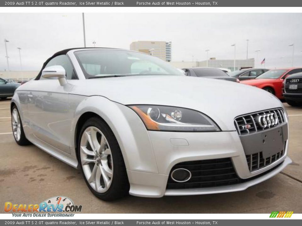 2009 Audi TT S 2.0T quattro Roadster Ice Silver Metallic / Black Photo #1