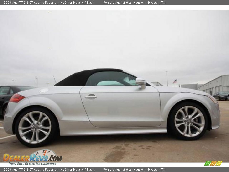 2009 Audi TT S 2.0T quattro Roadster Ice Silver Metallic / Black Photo #2