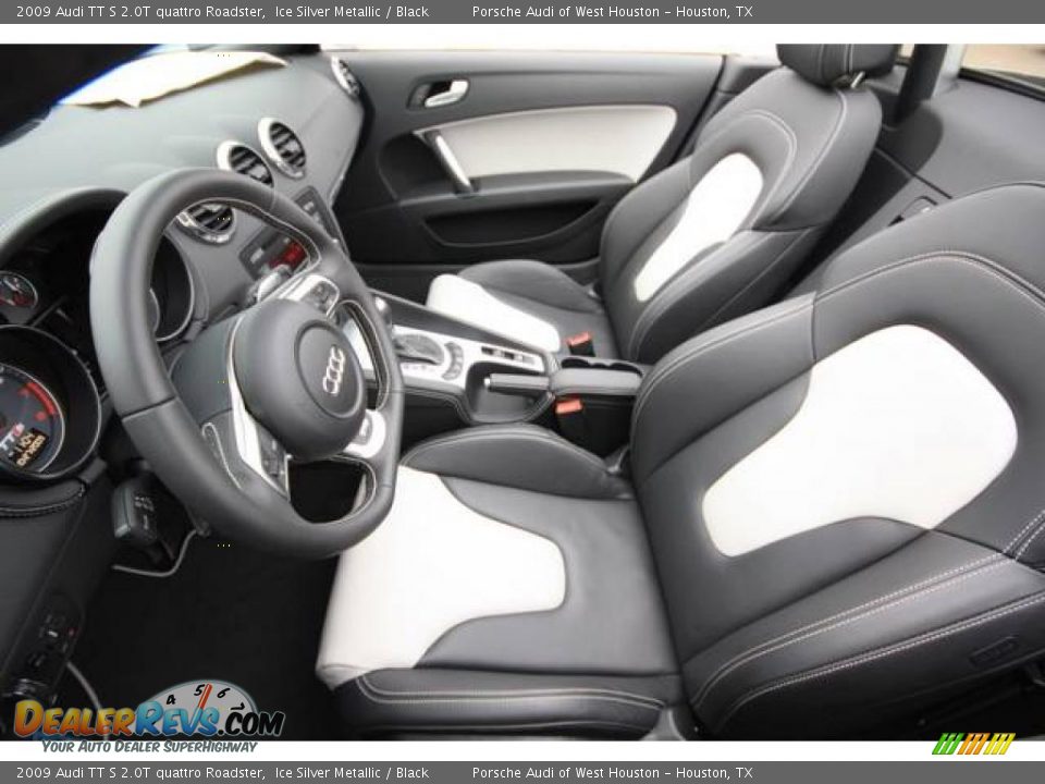 2009 Audi TT S 2.0T quattro Roadster Ice Silver Metallic / Black Photo #10