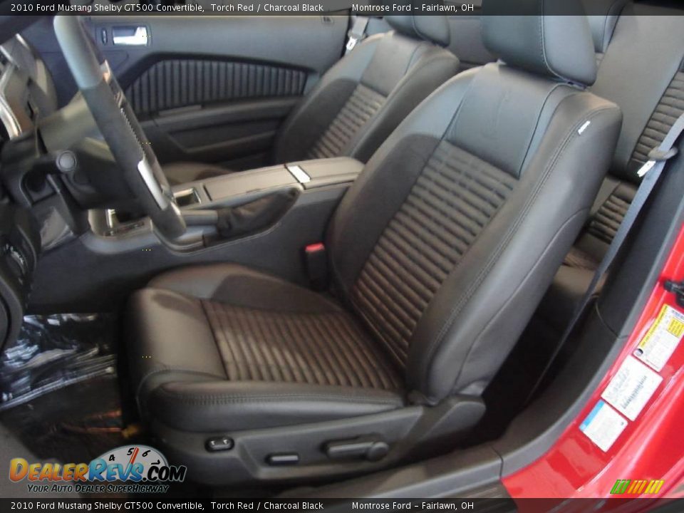 2010 Ford Mustang Shelby GT500 Convertible Torch Red / Charcoal Black Photo #13