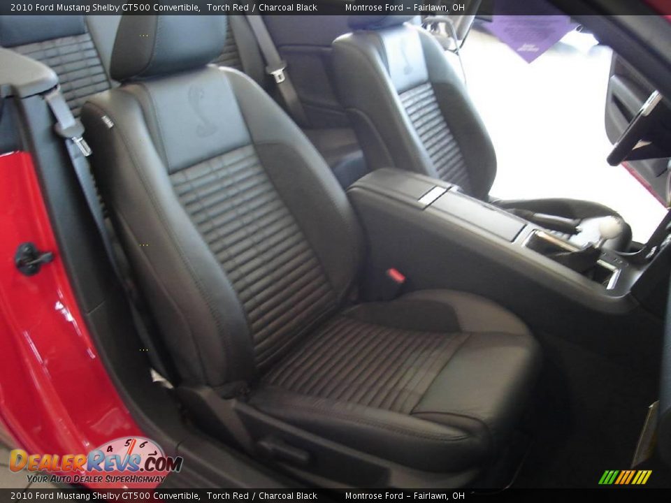 2010 Ford Mustang Shelby GT500 Convertible Torch Red / Charcoal Black Photo #14