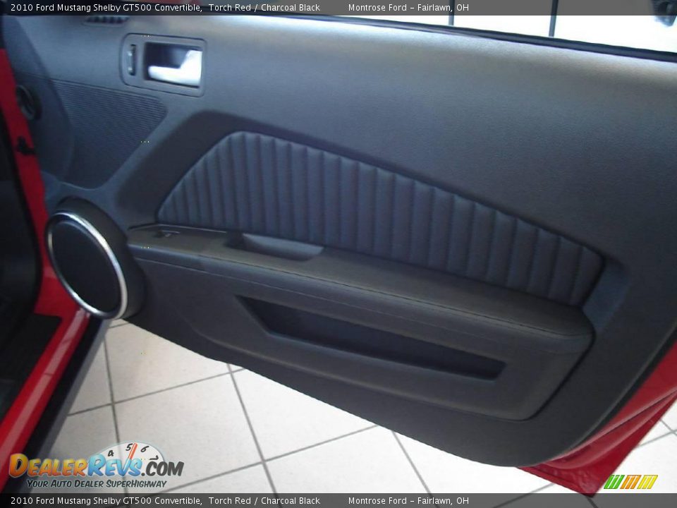 2010 Ford Mustang Shelby GT500 Convertible Torch Red / Charcoal Black Photo #17