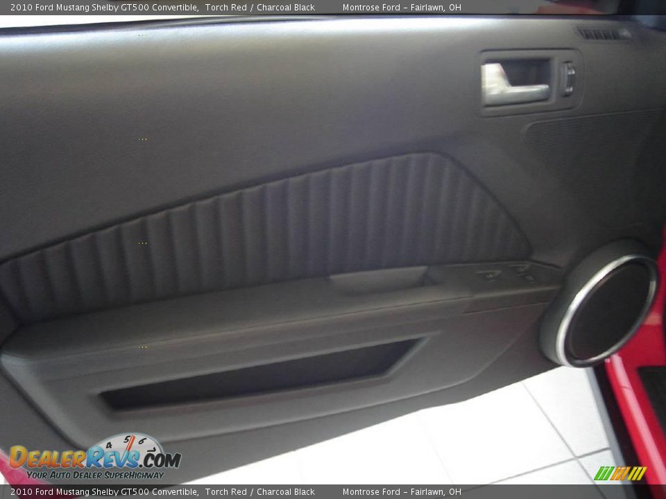 2010 Ford Mustang Shelby GT500 Convertible Torch Red / Charcoal Black Photo #19