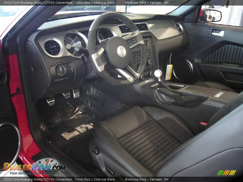 2010 Ford Mustang Shelby GT500 Convertible Torch Red / Charcoal Black Photo #20