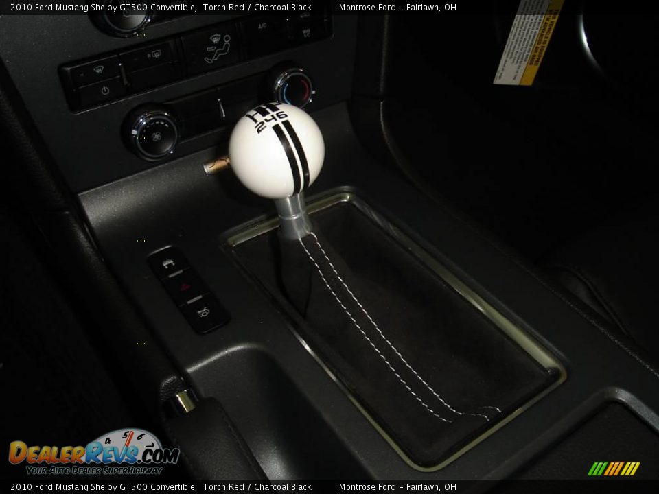 2010 Ford Mustang Shelby GT500 Convertible Torch Red / Charcoal Black Photo #24