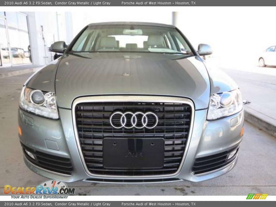 2010 Audi A6 3.2 FSI Sedan Condor Gray Metallic / Light Gray Photo #2