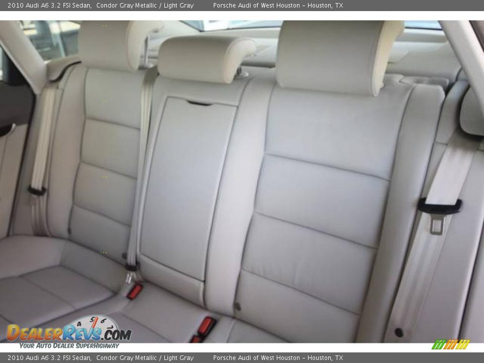 2010 Audi A6 3.2 FSI Sedan Condor Gray Metallic / Light Gray Photo #6