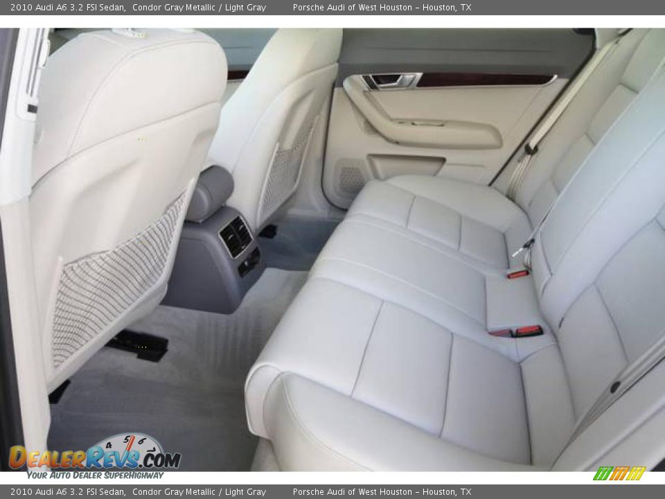 2010 Audi A6 3.2 FSI Sedan Condor Gray Metallic / Light Gray Photo #9