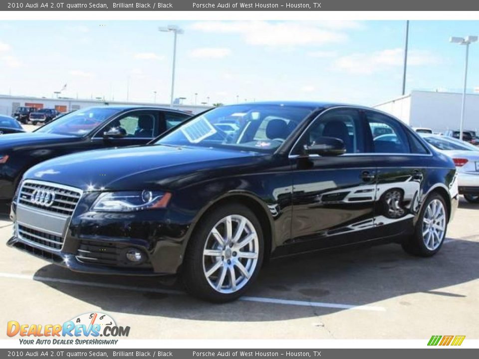2010 Audi A4 2.0T quattro Sedan Brilliant Black / Black Photo #3