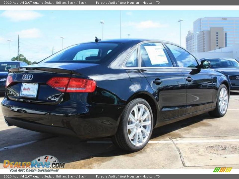 2010 Audi A4 2.0T quattro Sedan Brilliant Black / Black Photo #4