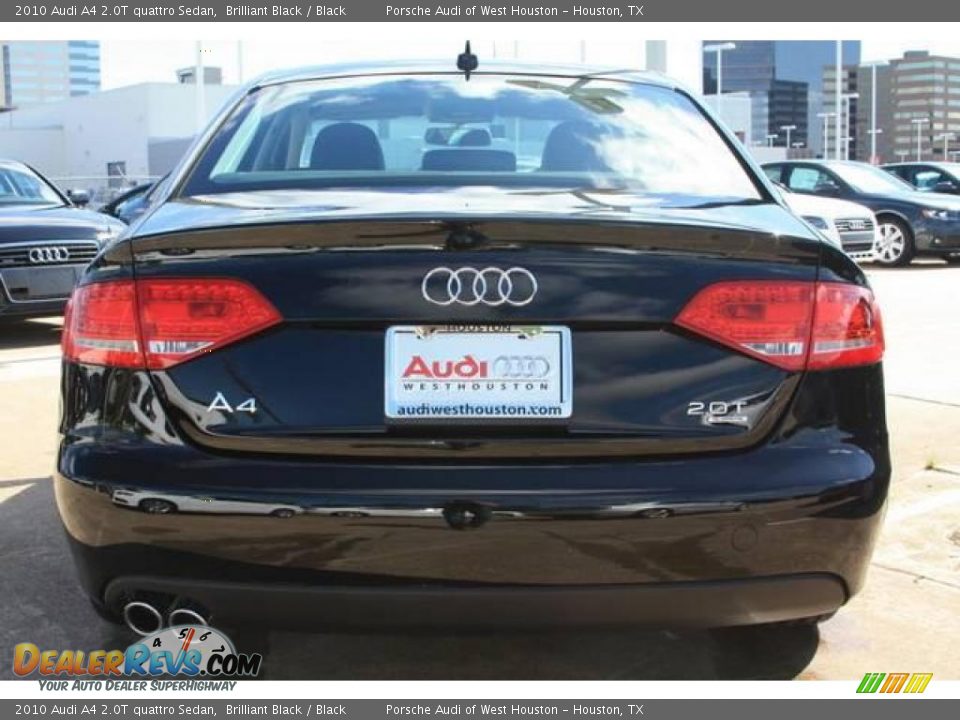 2010 Audi A4 2.0T quattro Sedan Brilliant Black / Black Photo #5