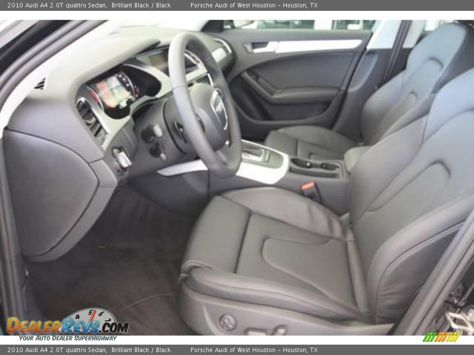 2010 Audi A4 2.0T quattro Sedan Brilliant Black / Black Photo #7